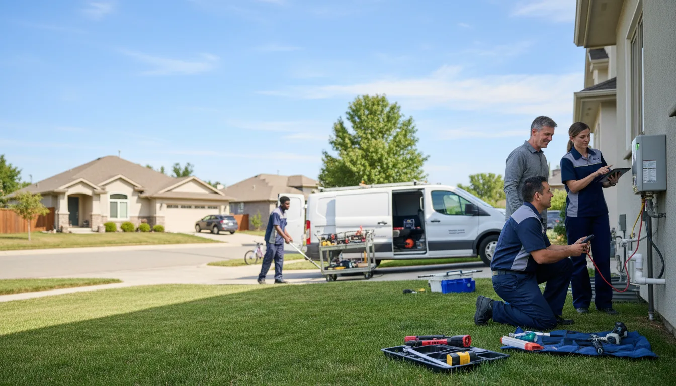 Tankless water heater service in Minier, IL